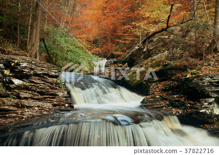 Autumn waterfalls Autumn waterfalls 37822716