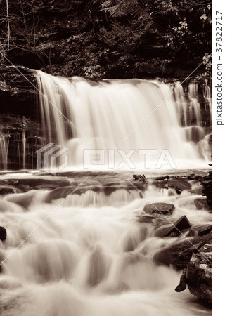 Waterfalls in black and white Waterfalls in black and white 37822717