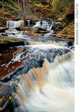 Autumn waterfalls Autumn waterfalls 37822719