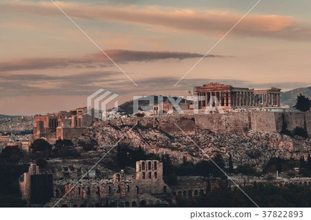 Athens skyline sunrise Athens skyline sunrise 37822893