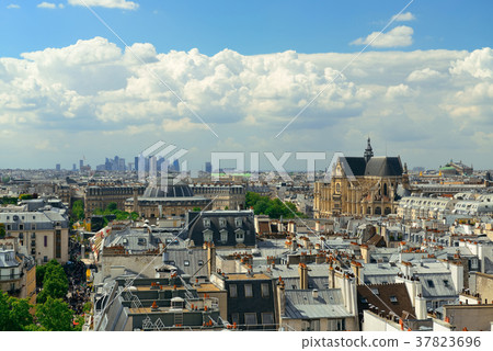 Paris rooftop Paris rooftop 37823696