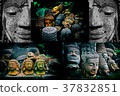 old terracotta Buddha heads,The concept of the rui 37832851