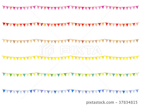 Material-cute garland (colorful 1) 37834815