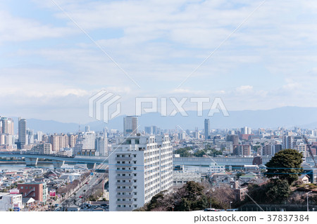 城市景觀福岡市2018年福岡市冬季西區 37837384