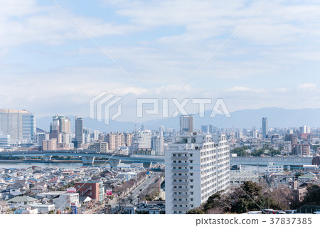 城市景觀福岡市2018年福岡市冬季西區 37837385