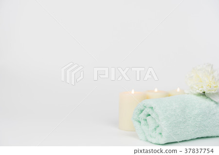 Beauty and fashion concept with spa set. Beauty and fashion concept with spa set. 37837754