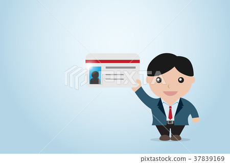 businessman holding business card businessman holding business card 37839169