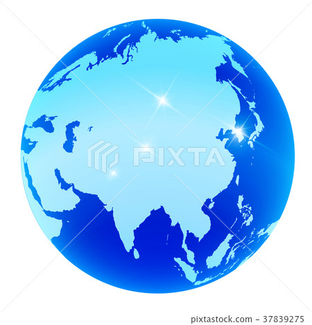 Earth world blue icon Earth world blue icon 37839275