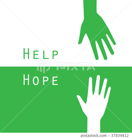 Help and hope logo graphic design - Stock Illustration [37839812] - PIXTA