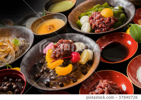 Typical Japanese sweet traditional Japanese Sweet taste desert 37840726