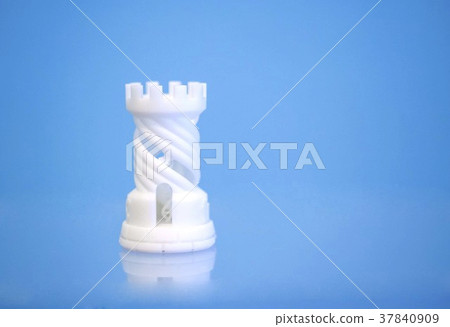 One object photopolymer printed on a 3d printer. 37840909