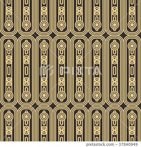 Abstract art deco pattern 37840949