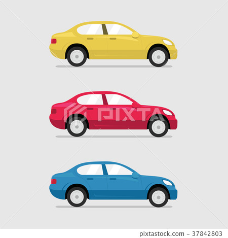 Cars side view. Cars side view. 37842803