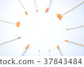 paint brushes on a blank background 37843484