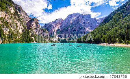 Braies lake in South Tyrol 37843766