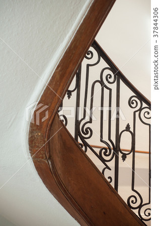 retail of wooden ancient stair with metallic ramp retail of wooden ancient stair with metallic ramp 37844306
