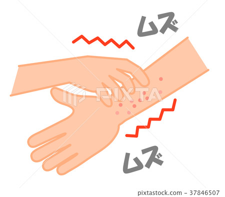 Scratching hand Scratching hand 37846507