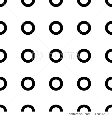 Seamless circles pattern. Memphis group style Seamless circles pattern. Memphis group style 37846598