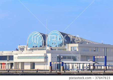 城市景觀博多港中央碼頭國際航站樓福岡市博多區 城市景觀博多港中央碼頭國際航站樓福岡市博多區 37847615