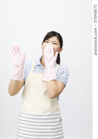 Apron Housewife Housework Help Housekeeper Mom 37848675