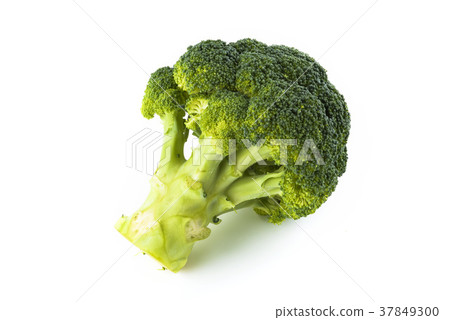 green cauliflower isolated on white background. 37849300