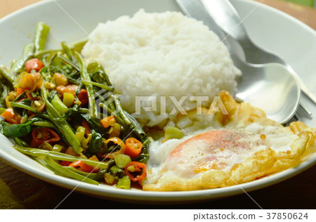 boiled chop chicken fish sauce soup topping parsle boiled chop chicken fish sauce soup topping parsle 37850624