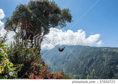 Banos, Ecuador - December 12, 2017 Banos, Ecuador - December 12, 2017 37850725