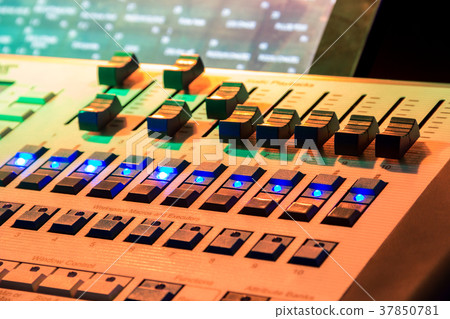 Music mixer desk Music mixer desk 37850781