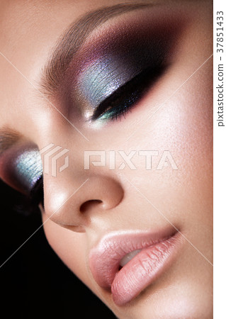 Beautiful woman with professional make up 37851433