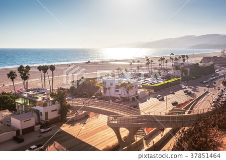 Sunset in Santa Monica 37851464