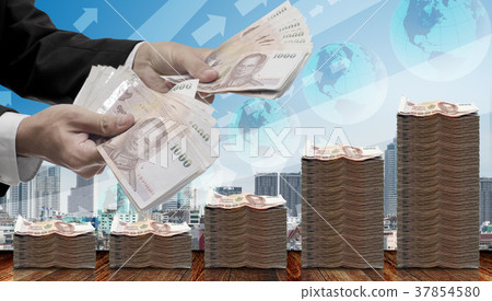 Investiment in economic bubbles concept 37854580