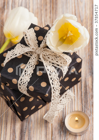 White tulip flowers and craft gifts White tulip flowers and craft gifts 37854717