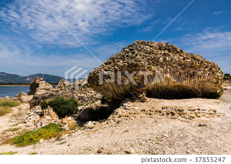 Ancient Ruines of Nora near Pula in Sardinia 37855247