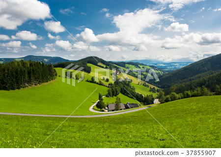 Remote Settlement in the Mountains of Austria 37855907