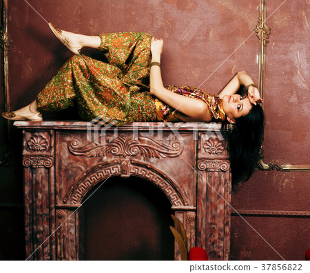 portrait of beauty sensual young woman in oriental 37856822