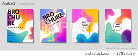Fluid liquid shape brochure Fluid liquid shape brochure 37858189