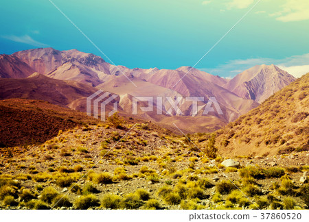 View of Andes mountains, Valle Hermoso 37860520