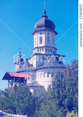 Old style church of Bogdanesti, Romania 37860697
