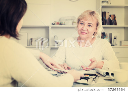 Mature woman and acccountant Mature woman and acccountant 37863664
