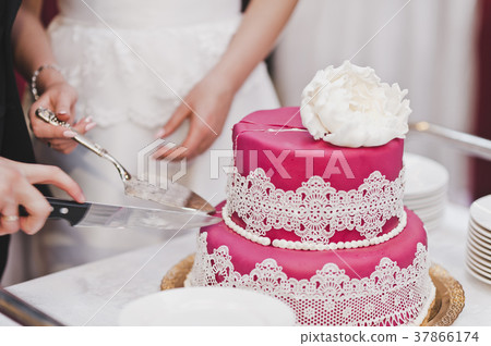 The bride regales guests with Goodies for tea 7991. 37866174