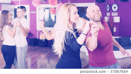 Group dancing in club Group dancing in club 37867684