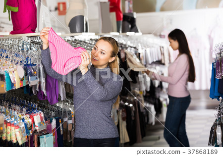 Woman choosing panties 37868189