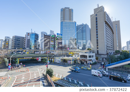 東京飯田橋站東口的風景 37872422