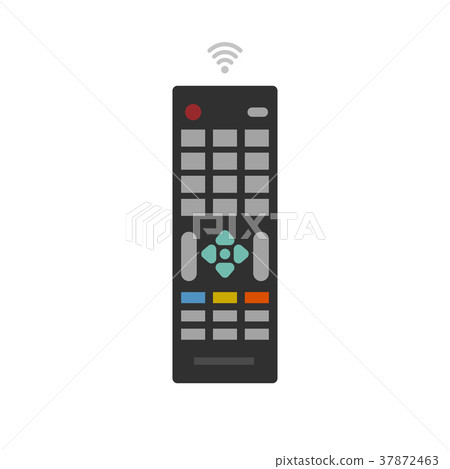 Remote control from TV device vector icon - Stock Illustration ...
