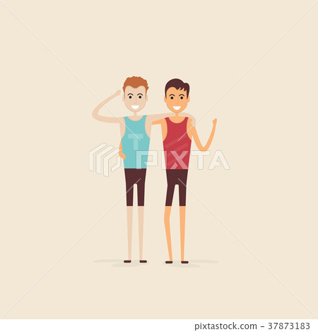 Adult guys,Men,Two best friends. 37873183