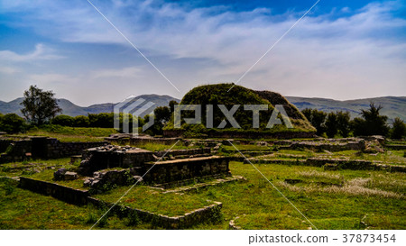 Dharmarajika stupa in Taxila ruins Pakistan Dharmarajika stupa in Taxila ruins Pakistan 37873454