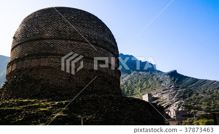 Shingardara Buddhist stupa in Swat valley Pakistan 37873463