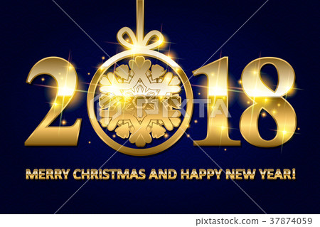 Happy New Year 2018. 37874059