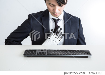 Robot (AI) employment Unemployment 37874143