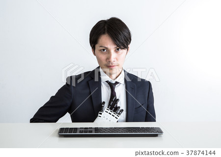 Robot (AI) employment Unemployment 37874144